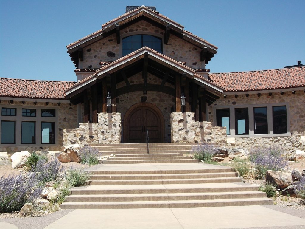 Stone home construction