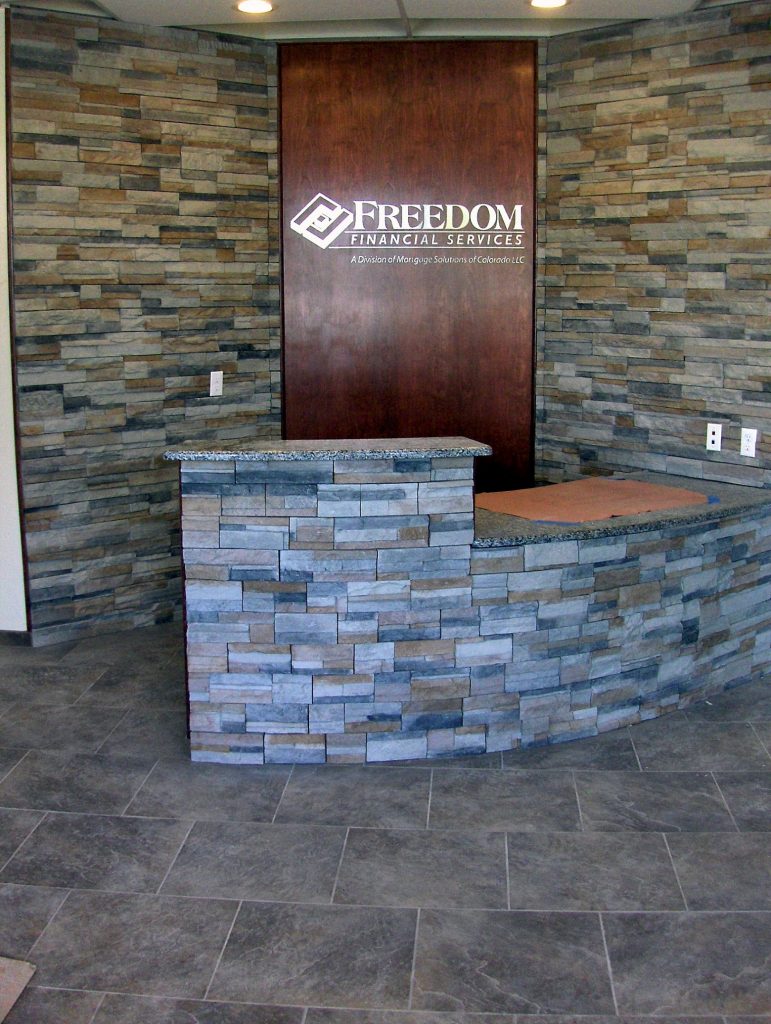 Professional Office Reception Area Tenant Remodel