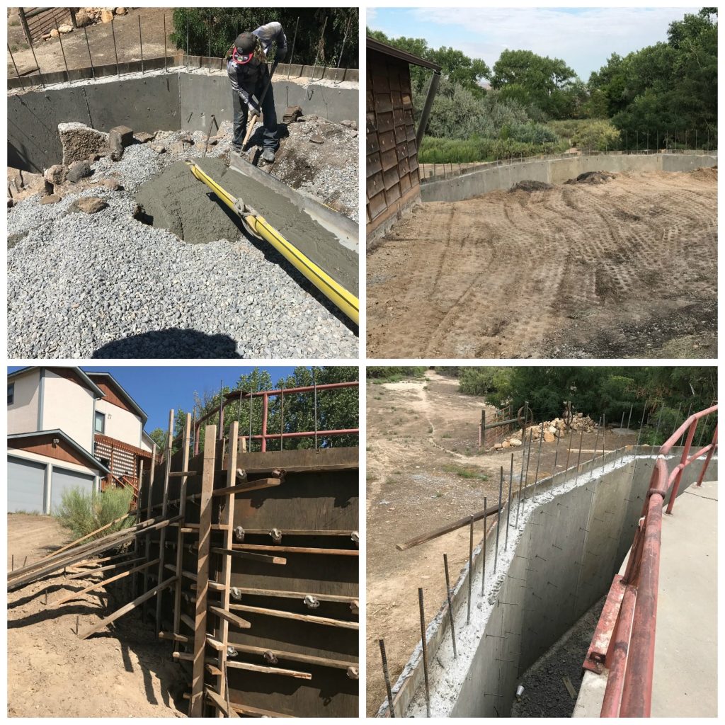 Concrete Retaining Wall Construction